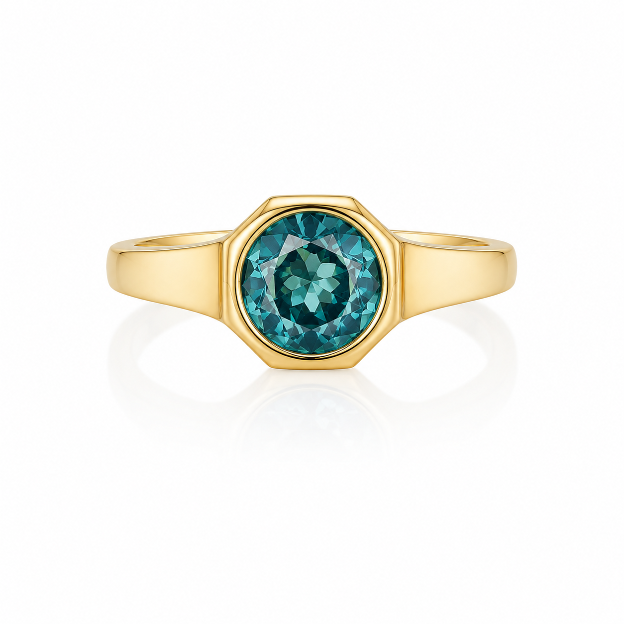 14K YG BIRTH STONE RINGS Size 7
