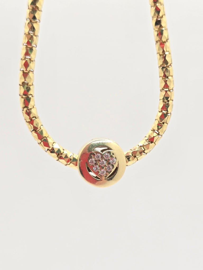 10KT HEART CHARM SEPARATOR Weight 1.9GR