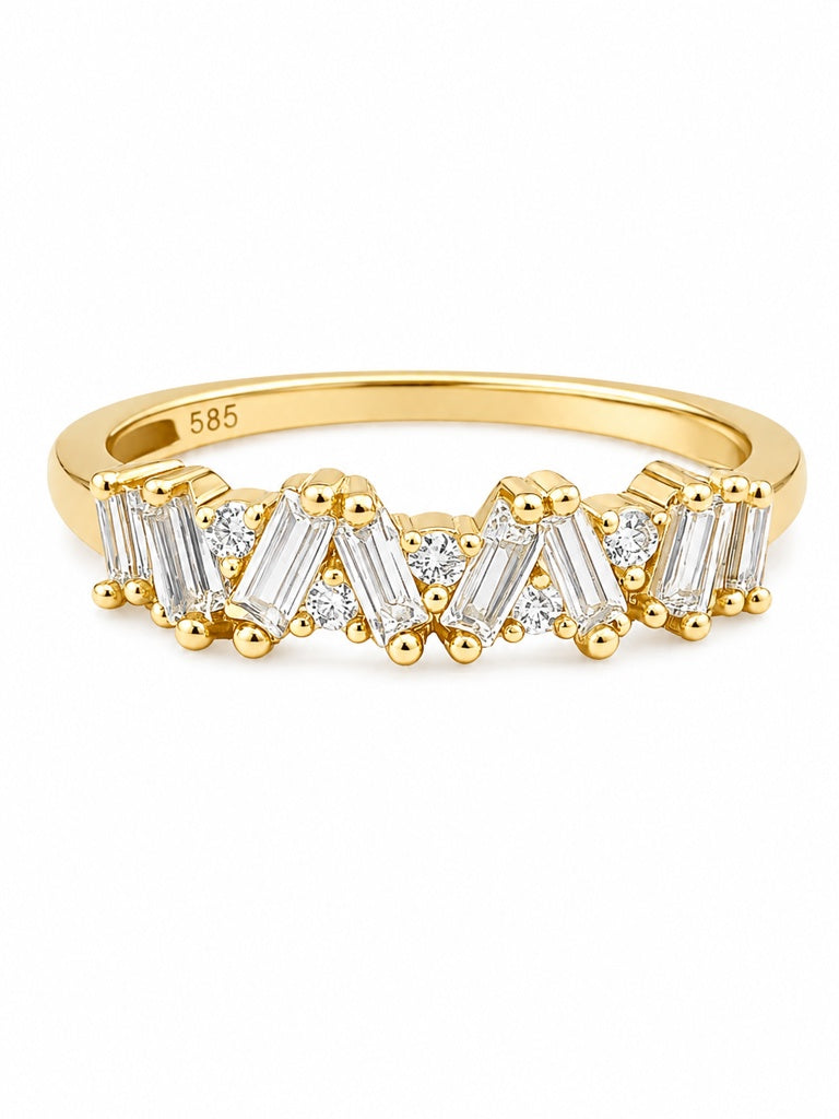 14K STONE RING Size 7