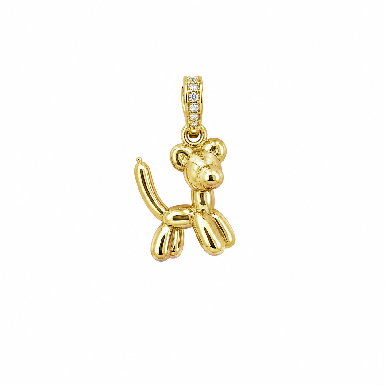 10KT DOG PENDANT Size  Weigth 1.3GR
