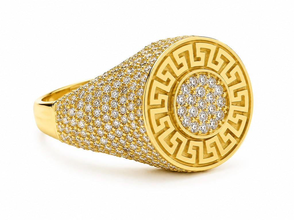 10K GREEK RING Size 11