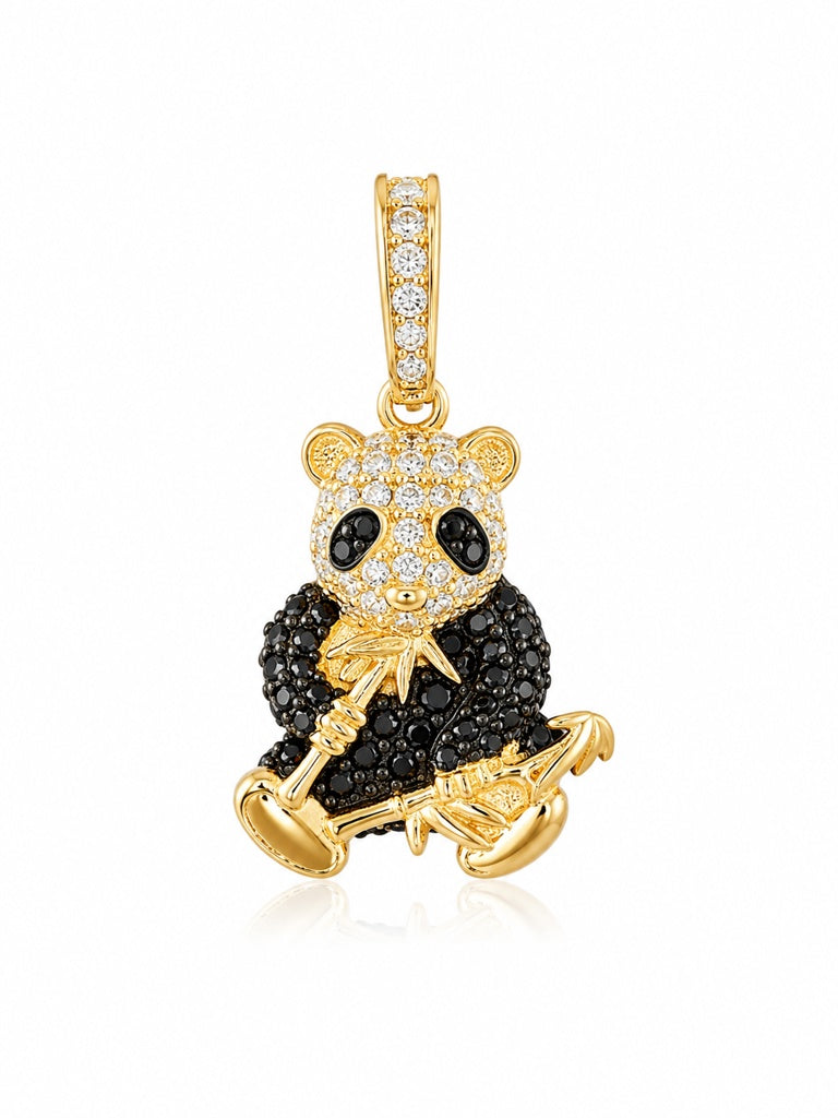 10KT PANDA PENDANT Size  Weigth 2.1GR