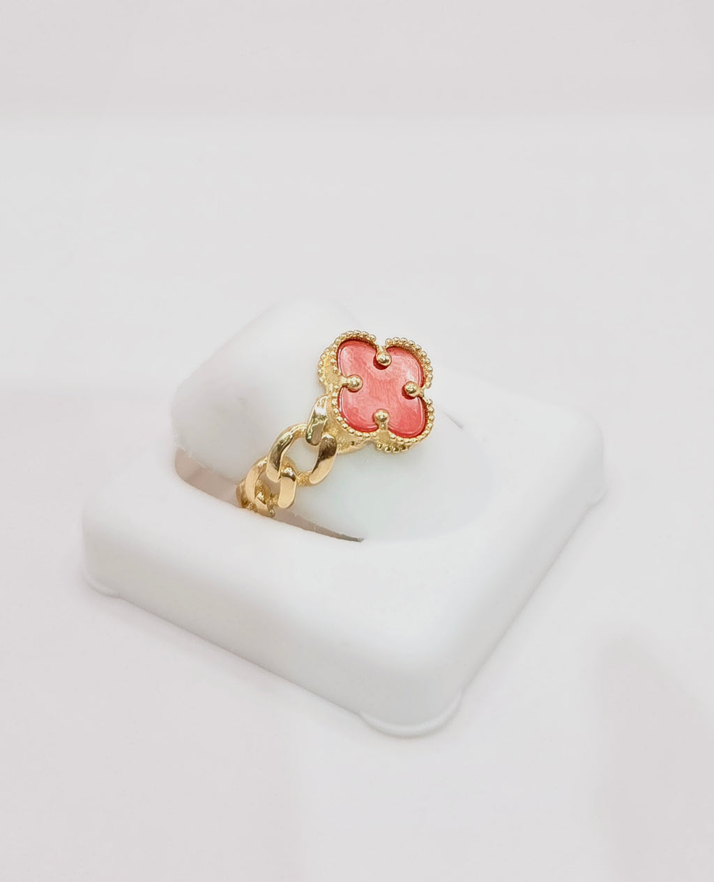 10KT FLOWER RING Size 7 Weigth 2.2GR