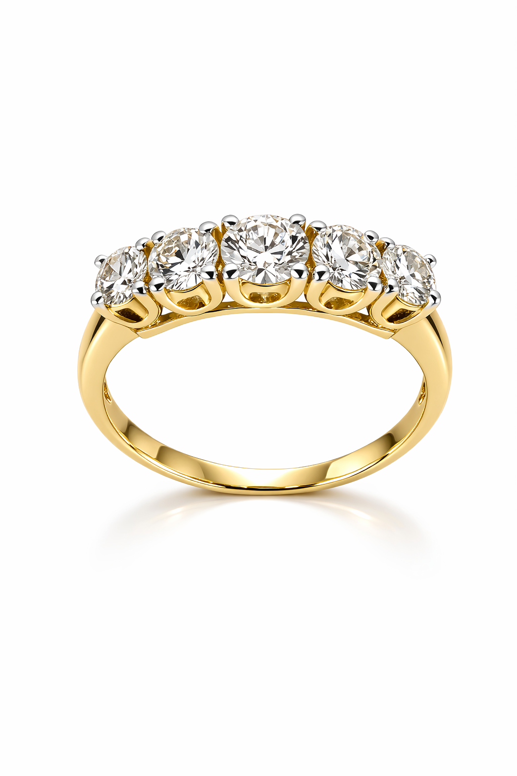 10KT ELEGANT PROMISSE WOMANS DIAMOND RING Size 7 Weight 3GR