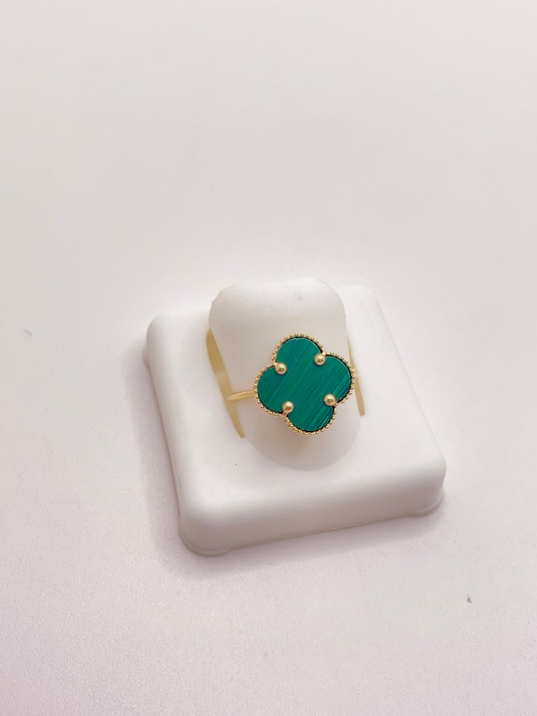14KT FLOWER RING Size 6.5 Weigth 1.39GR
