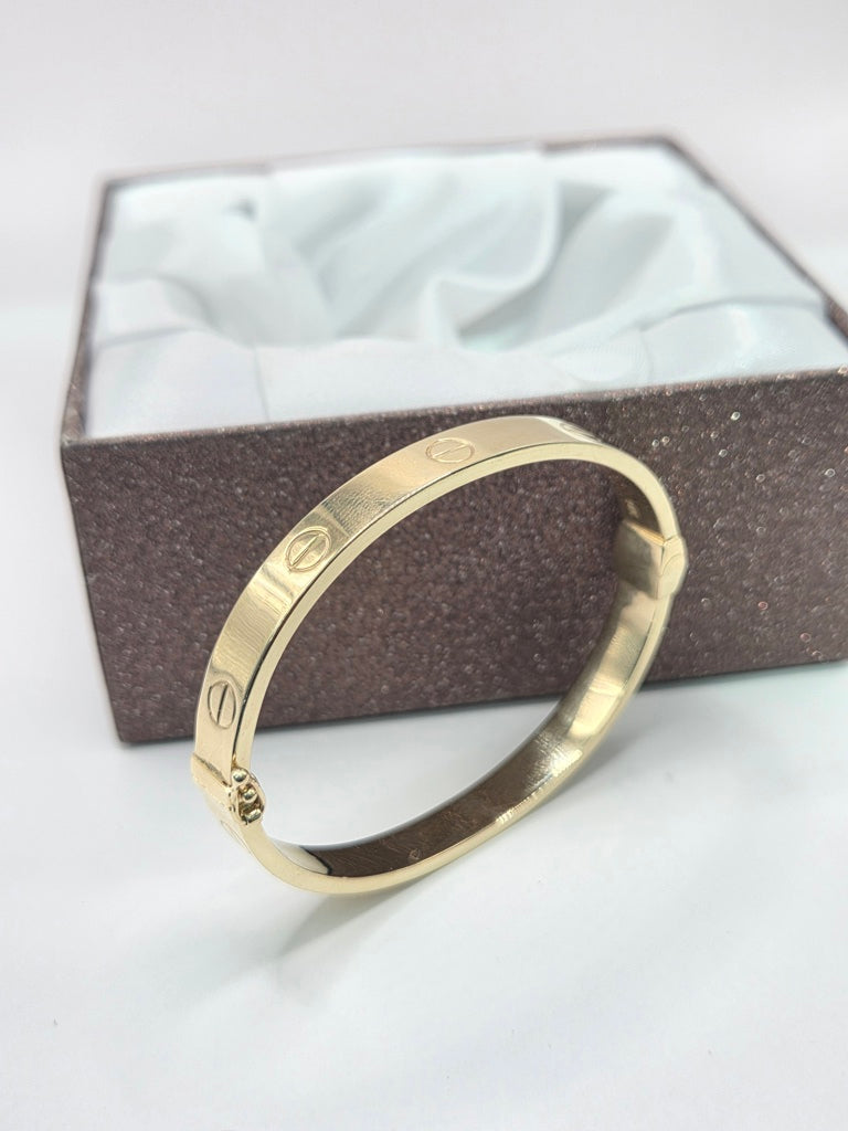 14KT  BRACELET+BANGLE Size 6.5MM Weigth 8.2GR