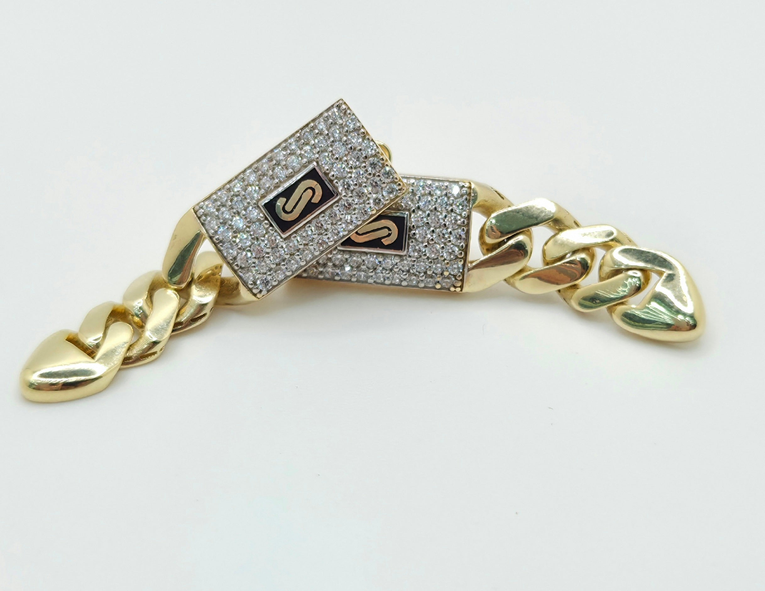 10KT CZ CERTIFIED MONACO PENDANTS EARRINGS Weight 5.5GR
