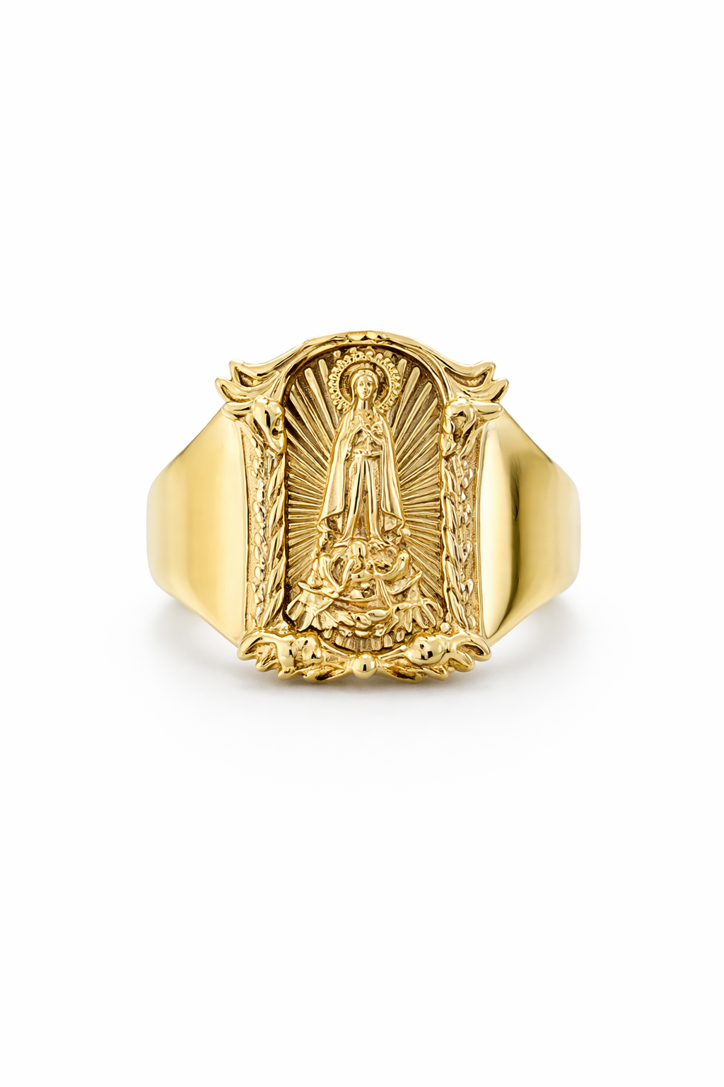 14KT  CARIDAD RING Size 12 Weigth 5.8GRS