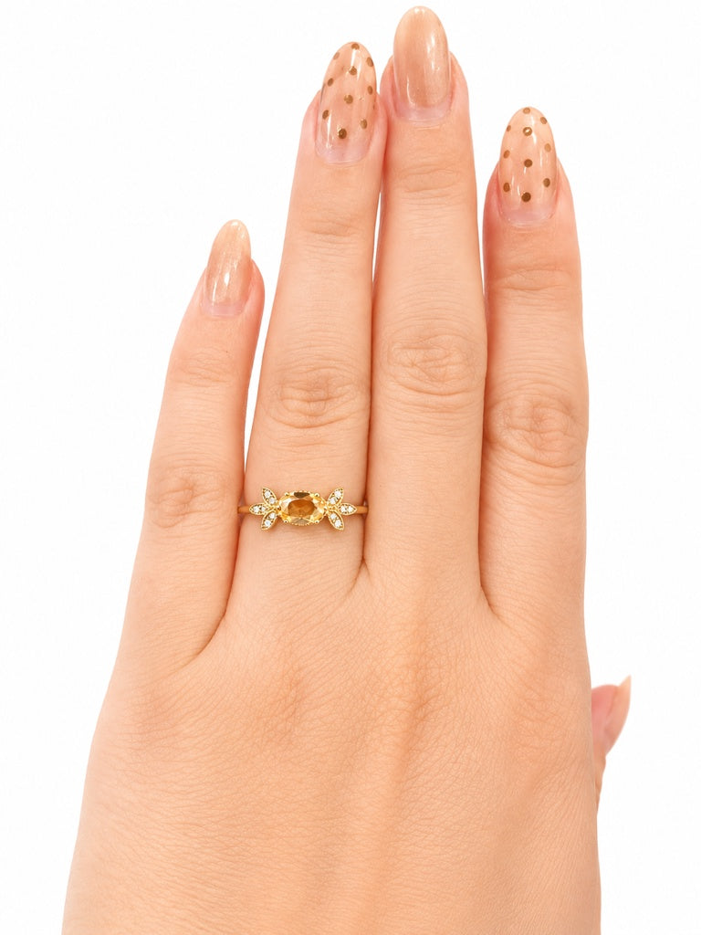 14KT DIAMOND PROMISE RING Size 7