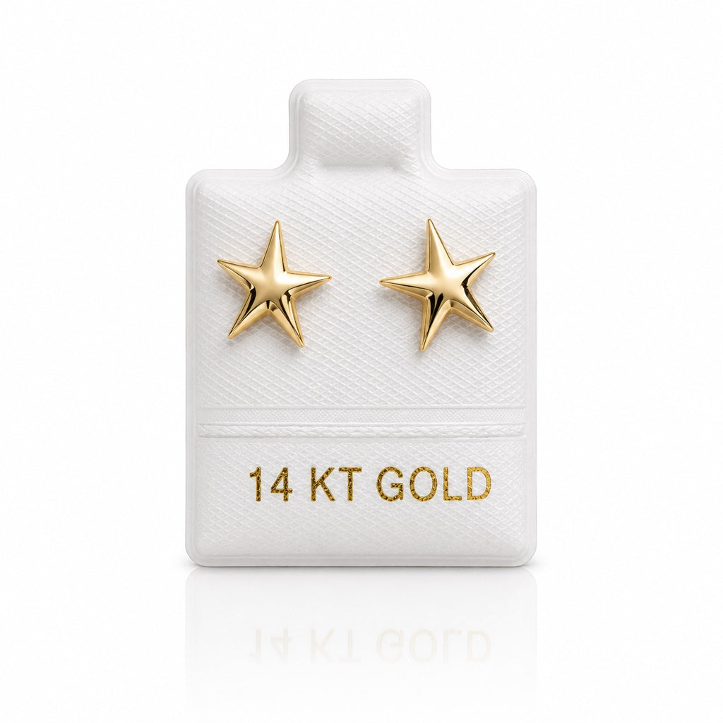 14KT DELICATE NEW BORN EARRINGS Size XS