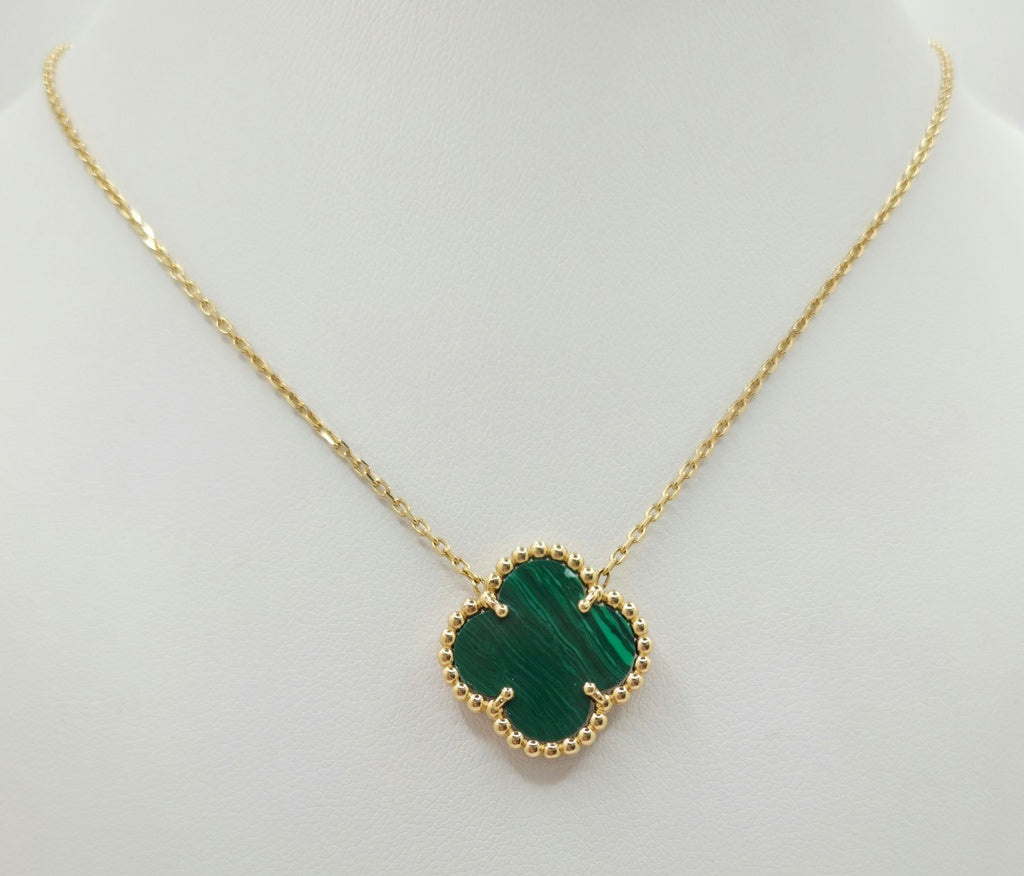 14KT FLOWER CHAIN Size 18INCH Weigth 6GR