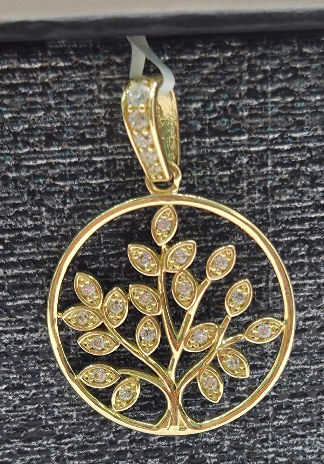 14KT CZ DELICATE TREE OF LIFE PENDANT Weight 2GR