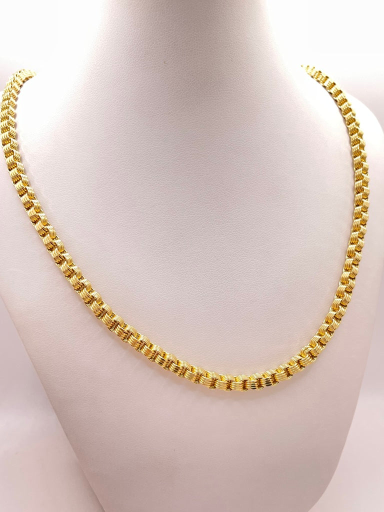 10KT BOX STYLE CHAIN 20INCH 4.5MM