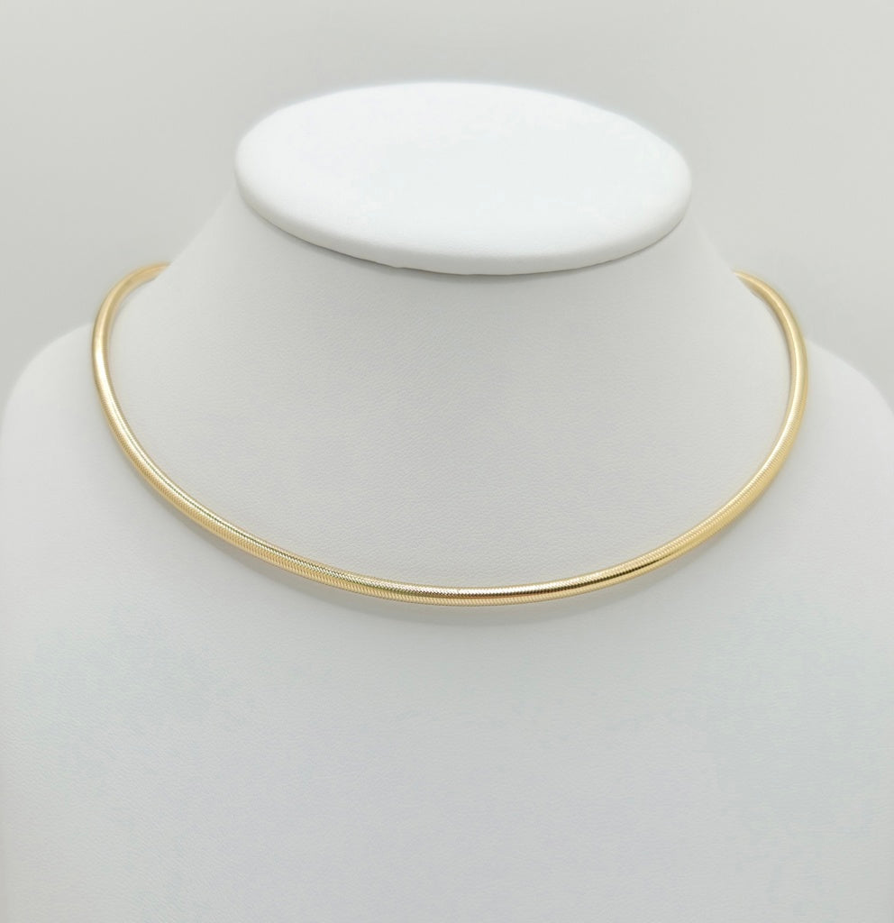 14KT FLEXIBLE NECKLACE Size 3MM Weight 5.7GR