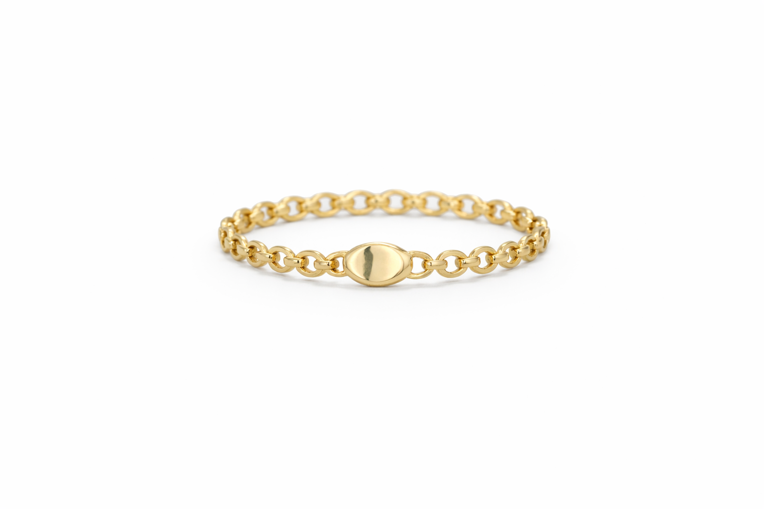 14KT DELICATE RING FULL OF CIRCULAR DETAILS SIZE 7 Weight 1.4GR