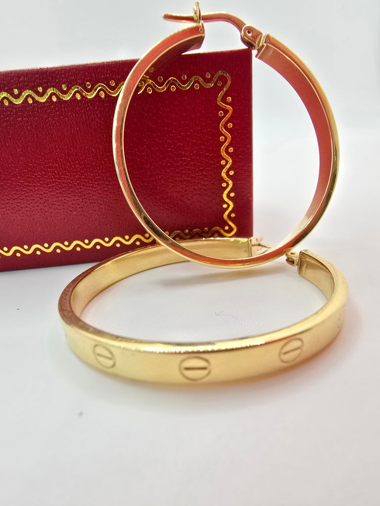 14KT  EARRINGS Size 5 4MM Weigth 5GR