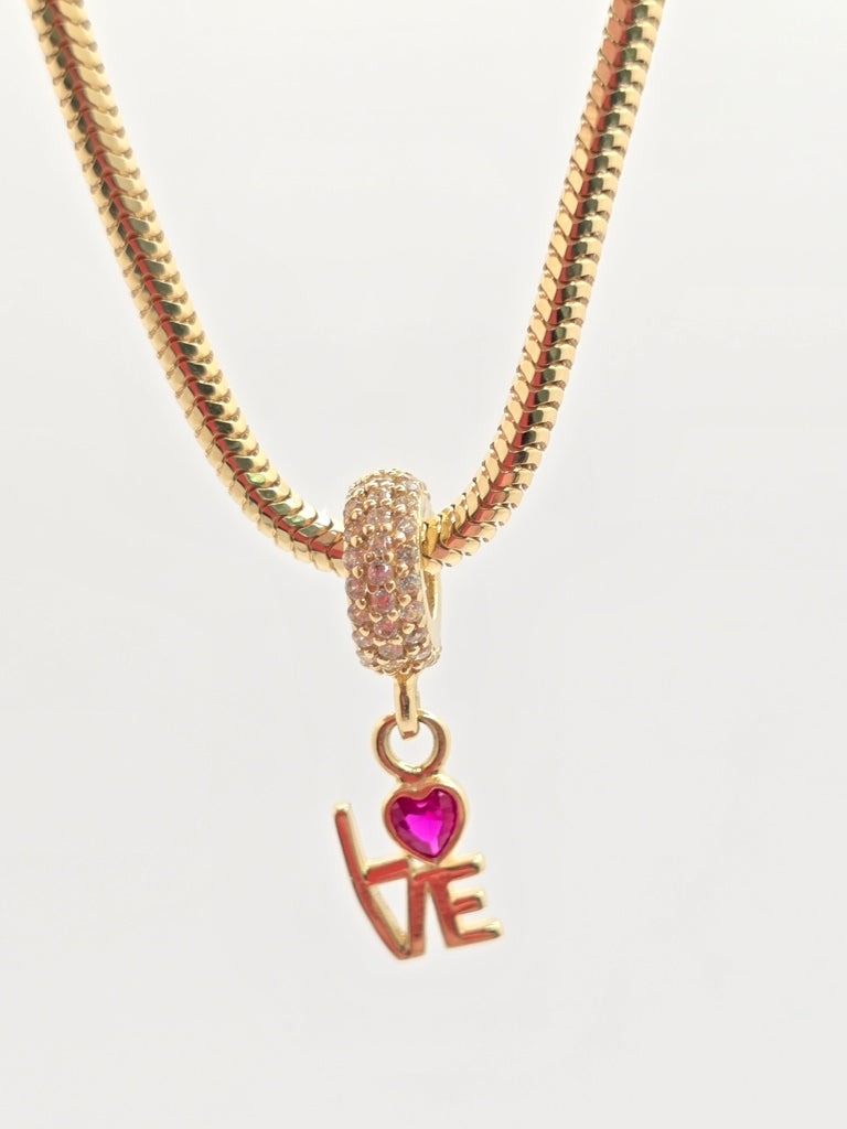 14KT LOVE CHARM Weight 1.6GR