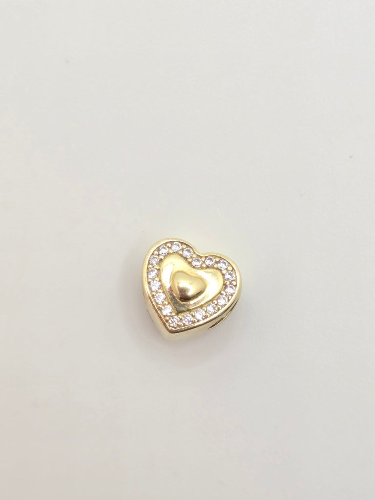 14KT HEART CHARM SEPARATOR Weight 1.7GR