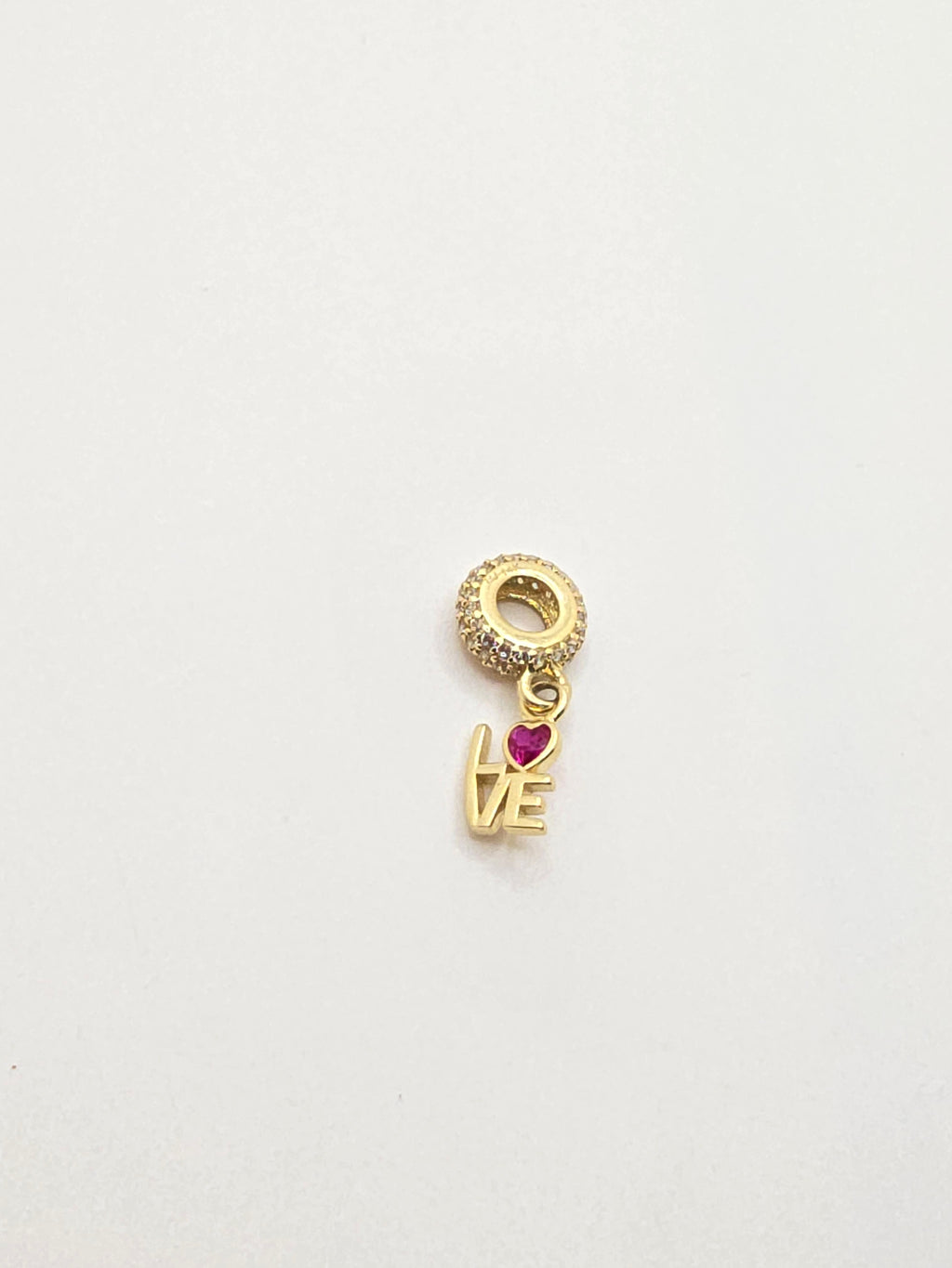 14KT LOVE CHARM Weight 1.6GR