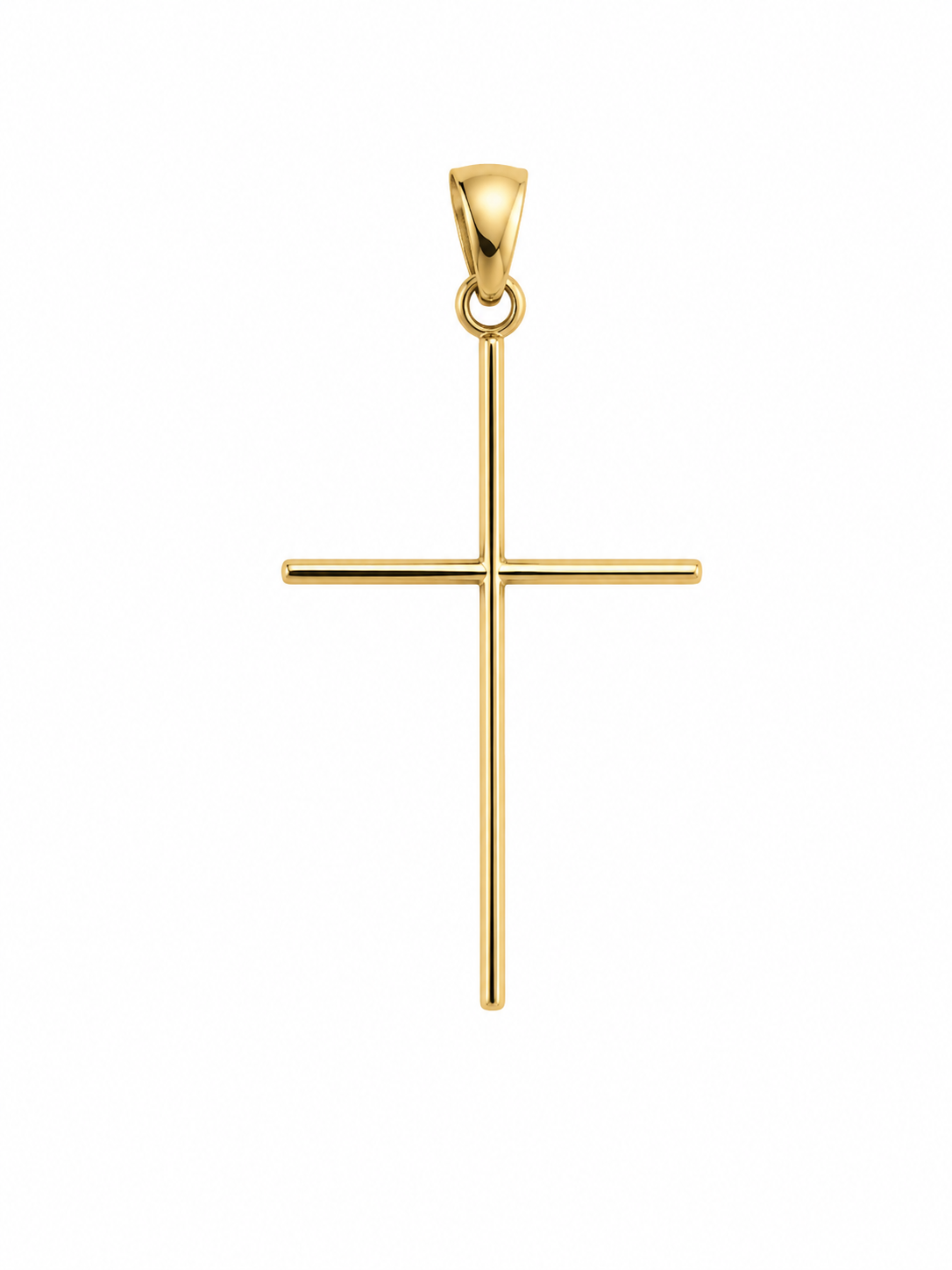 10KT EXTRA SMALL CROSS PENDANT Size SMALL Weigth 0.9GR