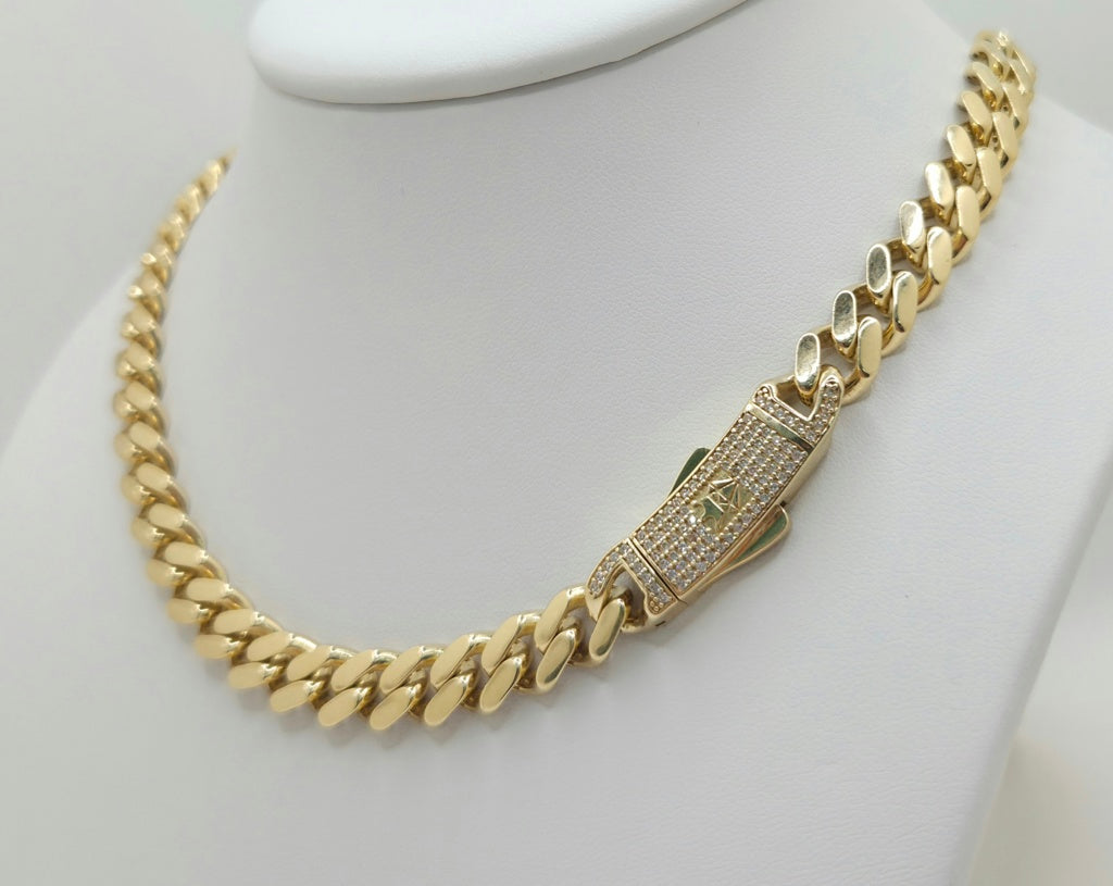 14KT MONACO CHAIN  STYLE Size 13mm 18inch Weight 39.40grs
