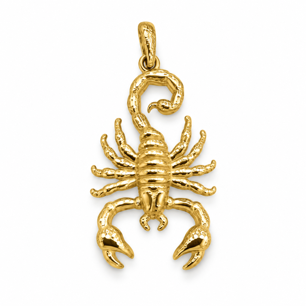 10KT SCORPION PENDANT  Size  Weigth 2.6GR