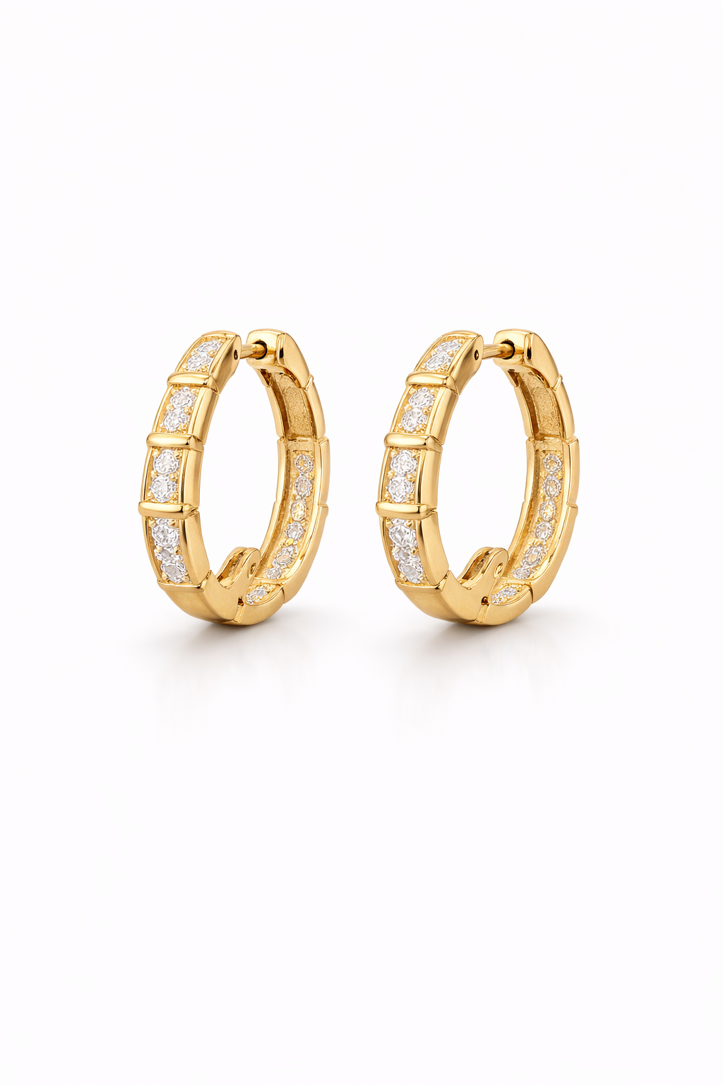 10KT SERPENTI EARRINGS Size  Weigth 3GR