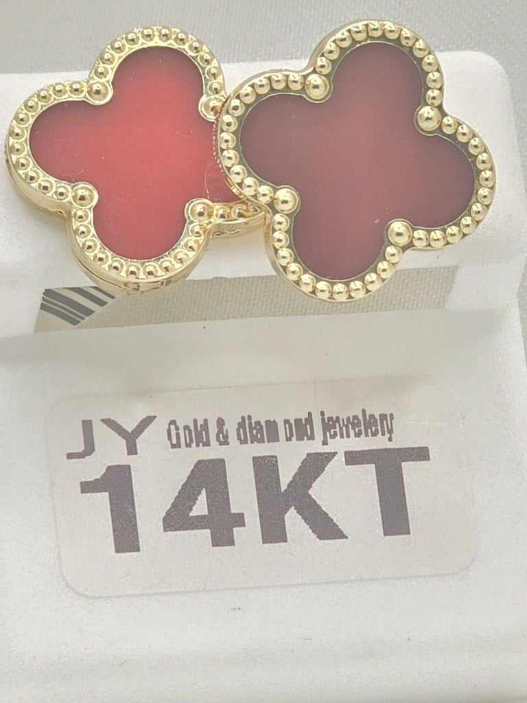 14KT FLOWER EARRINGS Size  Weigth 3.2GR