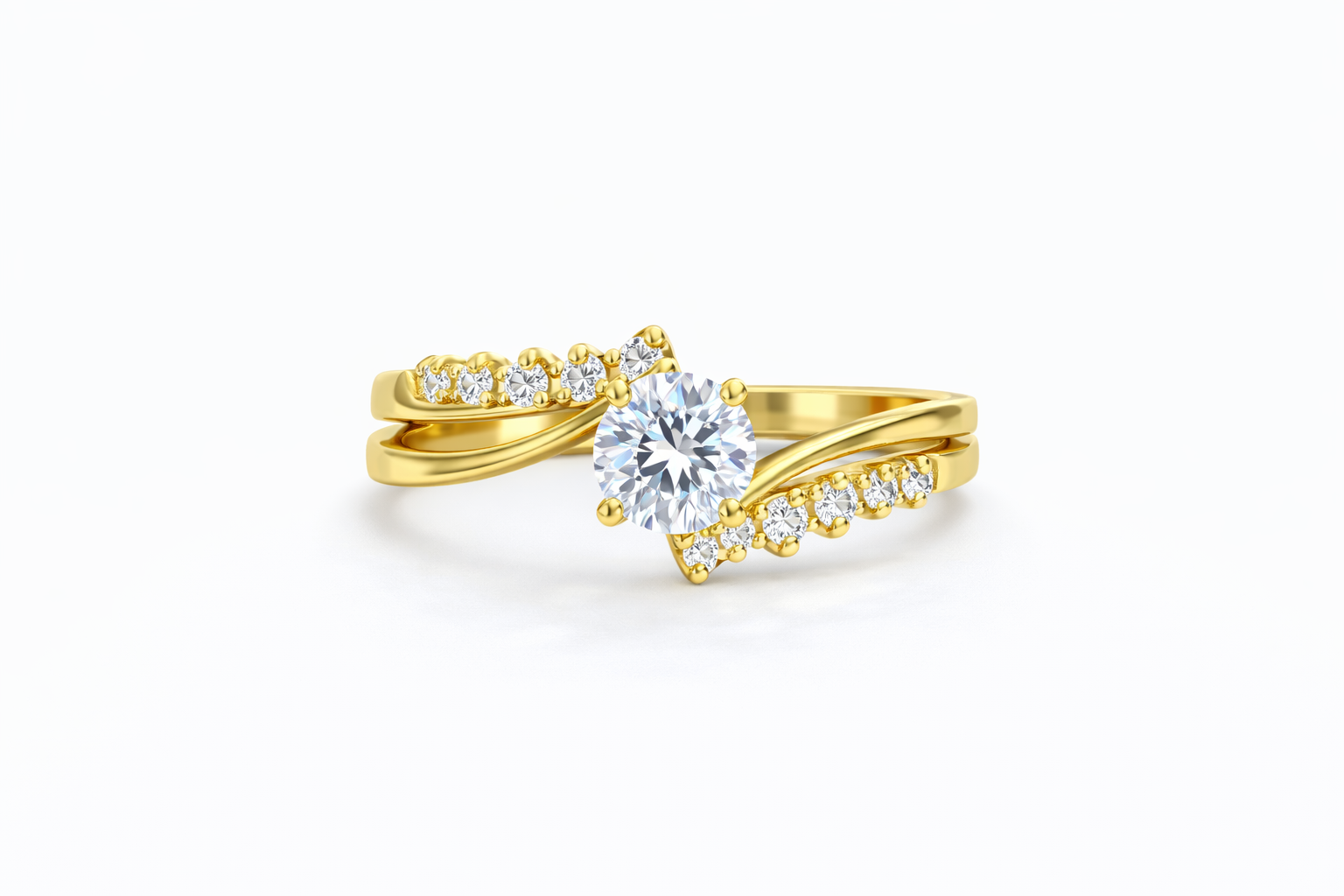 10KT SOLITARE RING Size SIZE 9 Weigth 4.4GR