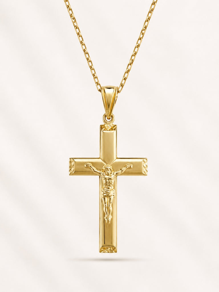 10KT JESUS PENDANT Size