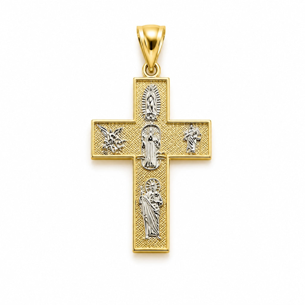 14K CROSS PENDANT Size