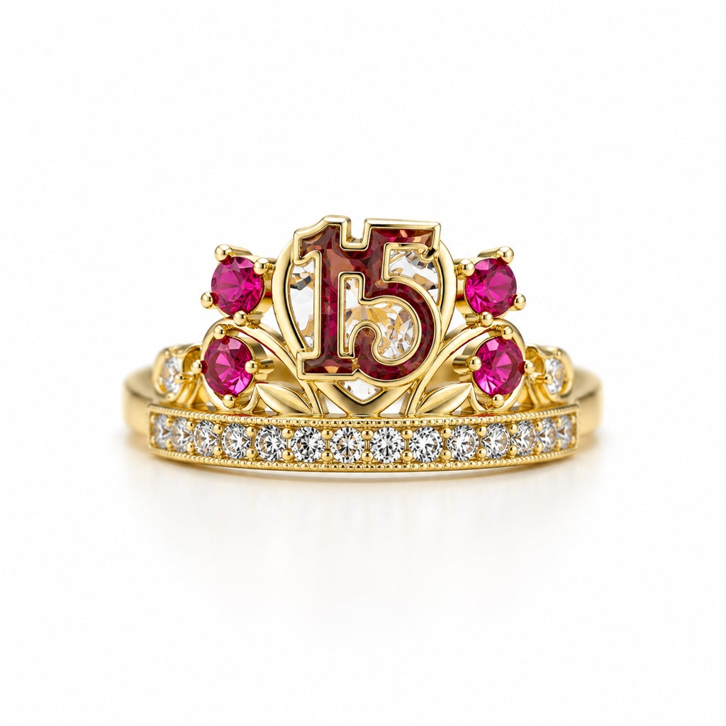 10KT 15ANERA RING Size 7.5 Weigth 2.9
