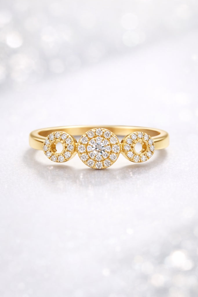 14KT ASSORTED RING Size 7 Weigth 1.50G