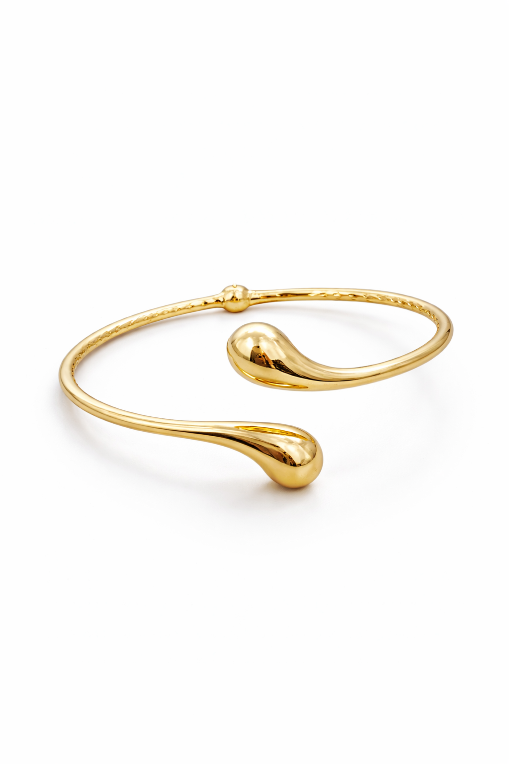 14KT TWO DROPS BANGLE Weight 7.9GR