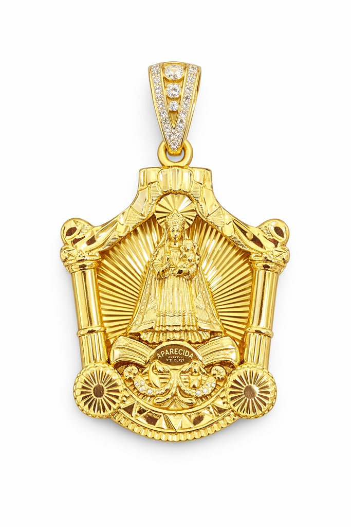 10KT HOUSE STYLE CARIDAD PENDANT Size SMALL Weigth 7.2GR