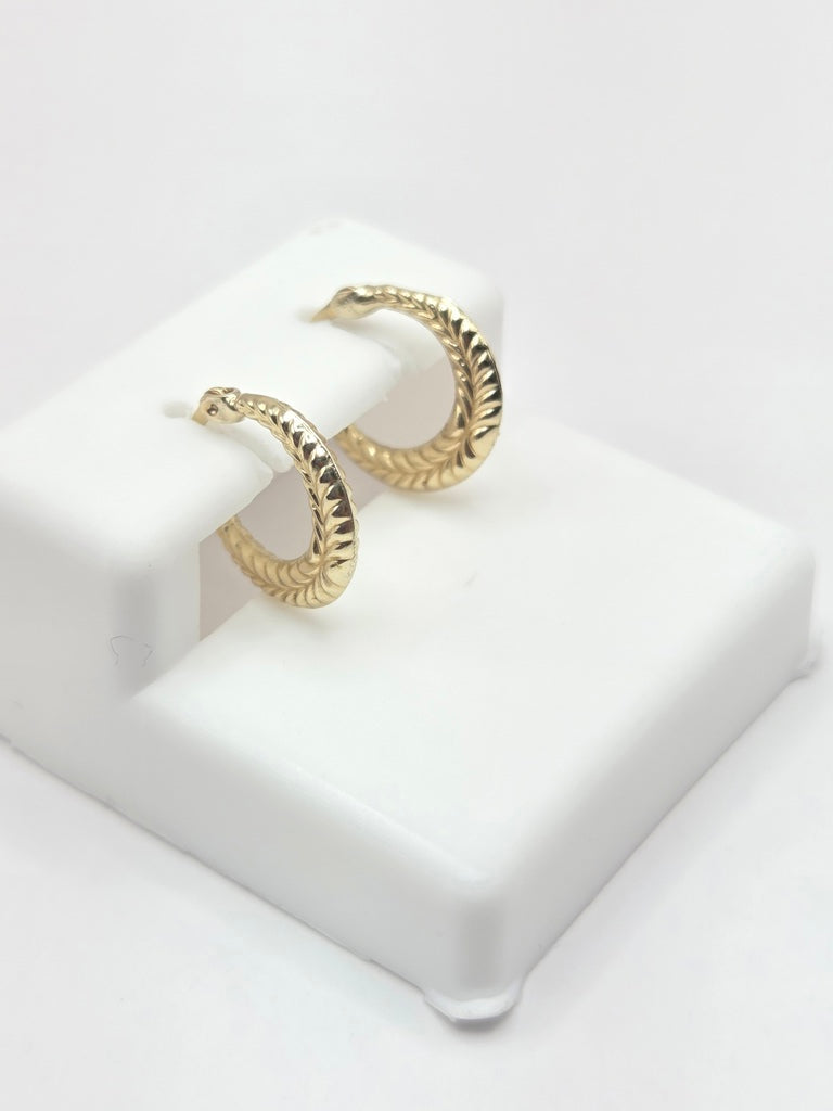 10KT EXTRA SMALL BABY'S HOOP EARRINGS Size  Weigth 0.5GR