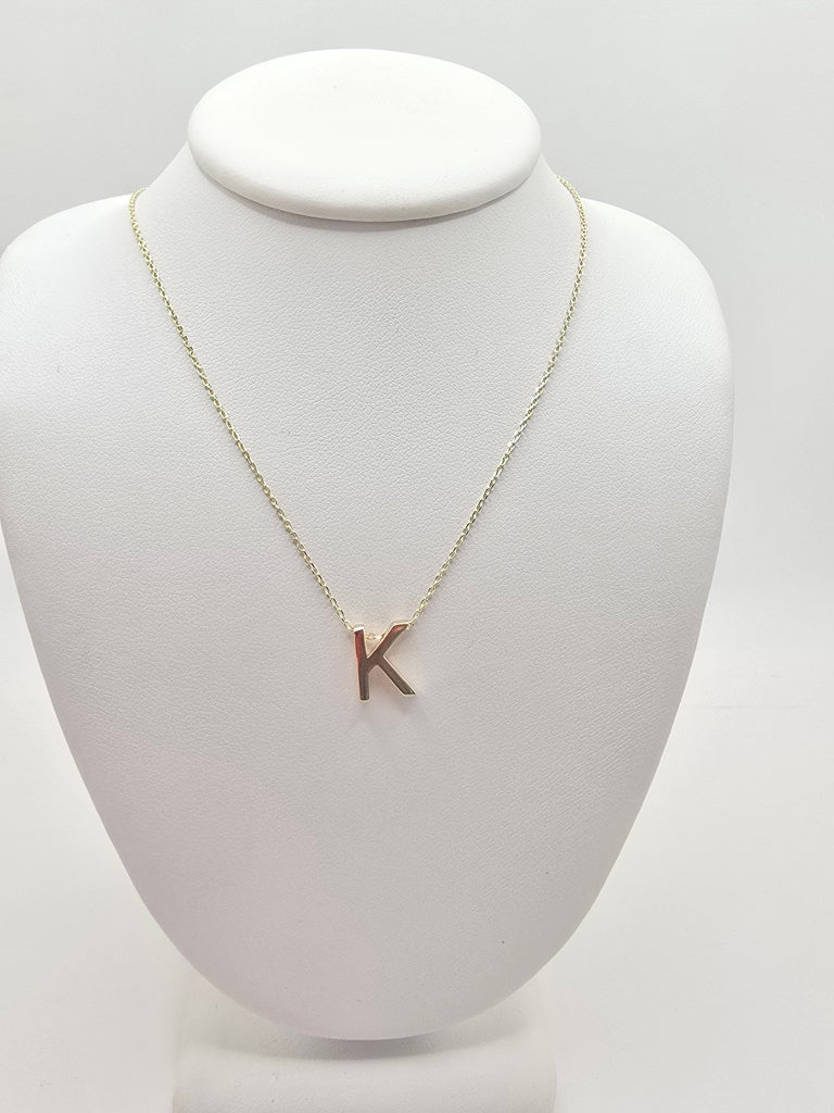 14KT LETTER "K" CHAIN Size 18INCH Weight 2.17GR
