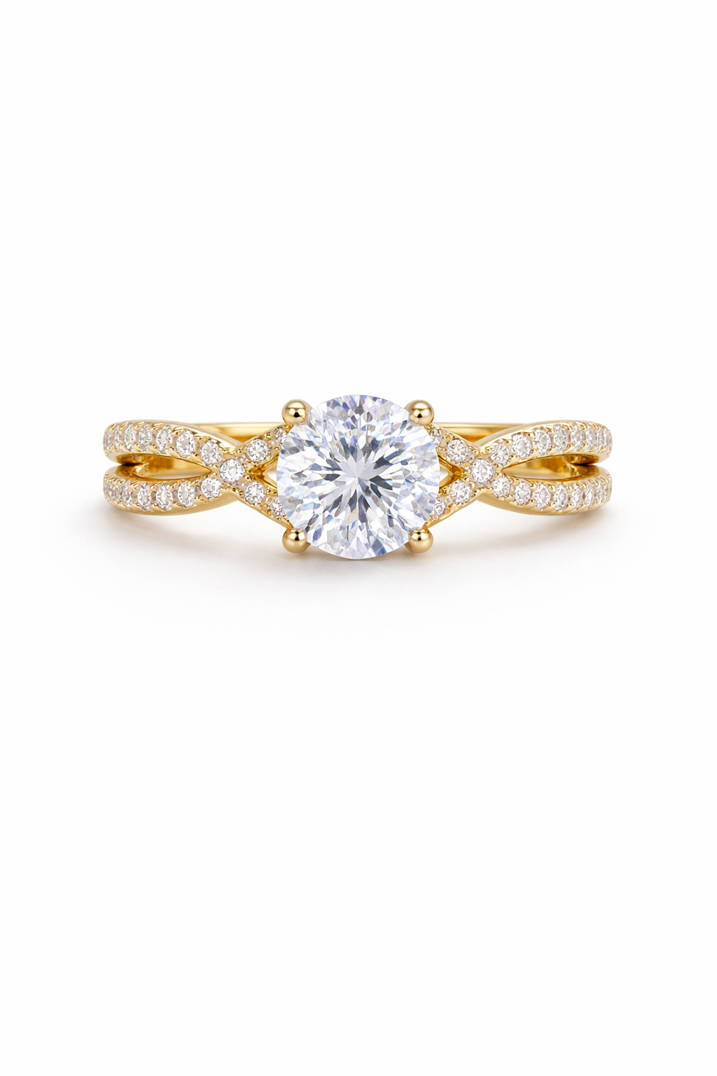 10KT SOLITARE RING Size SIZE 7.5 Weigth 4.4 GR