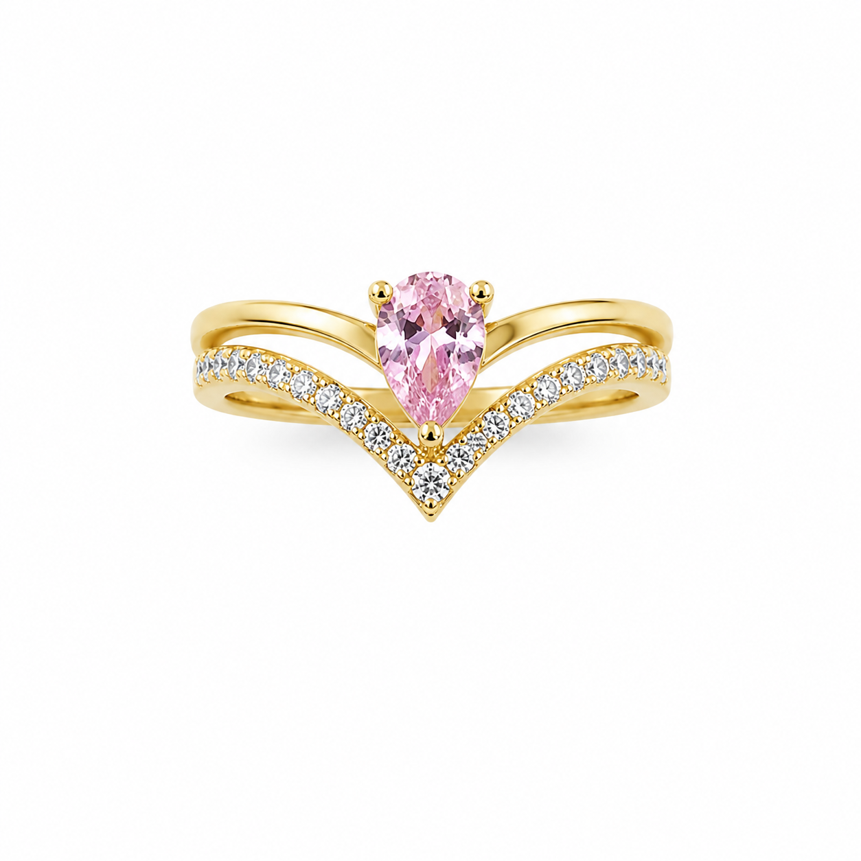 10K COLOR STONE RING Size 8.5