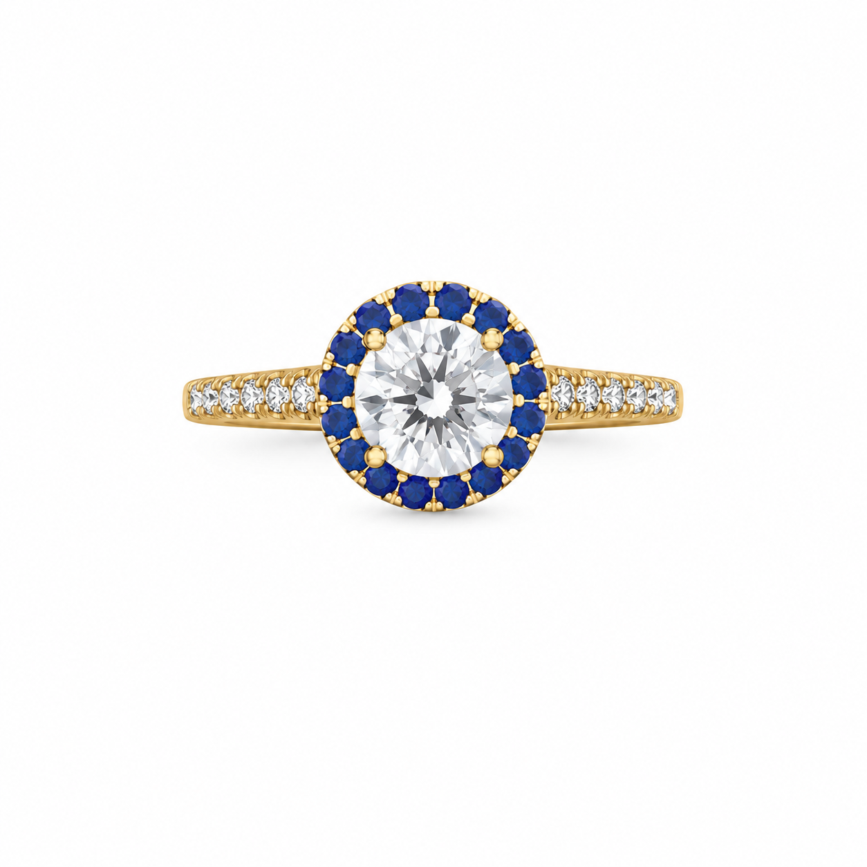 10K STONE RING Size 8.5