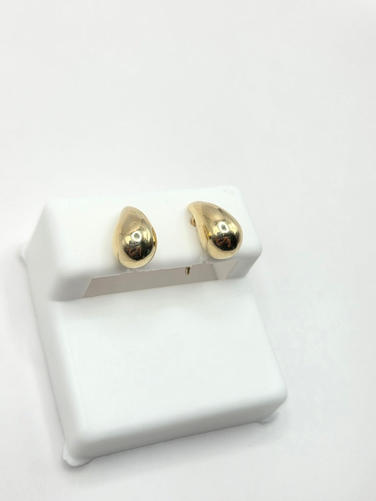 14KT EXTRA SMALL GOLDEN DROPS EARRINGS Weight 1.1GR