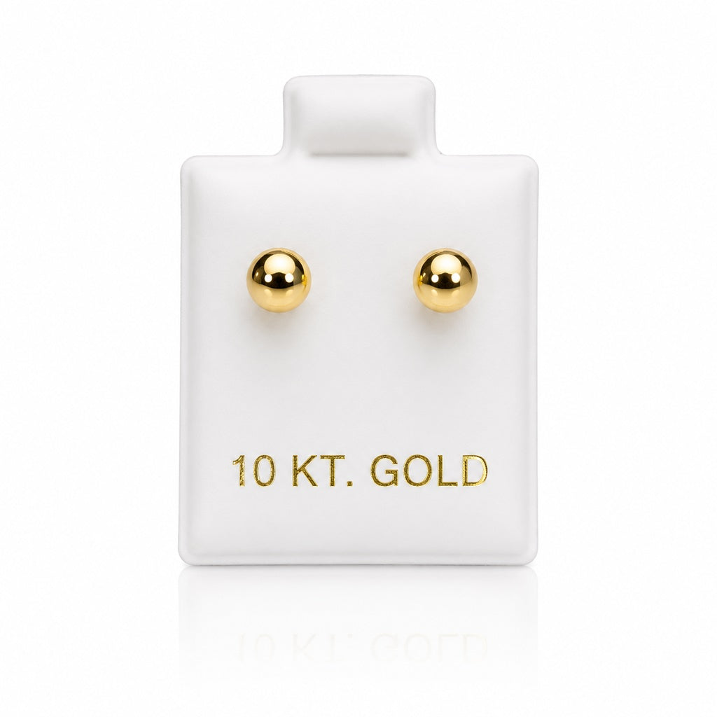 10KT BALL EARRINGS Size 3.5MM