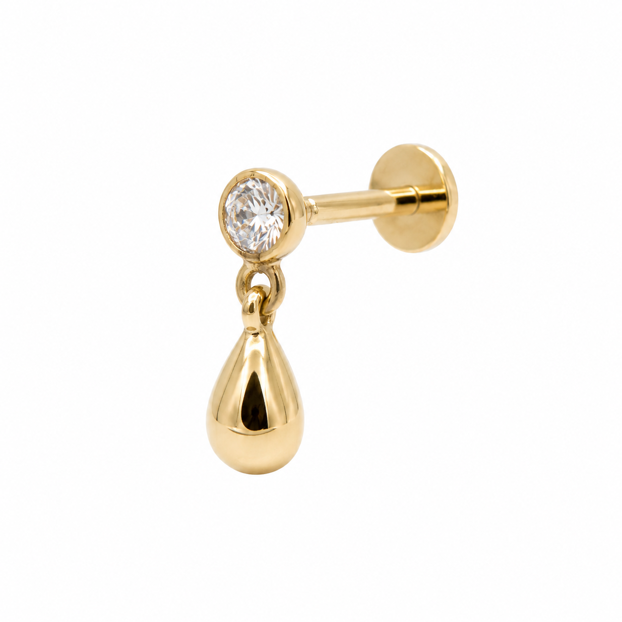 10KT DANGLE DROP PIERCING Size S REF168398/0070