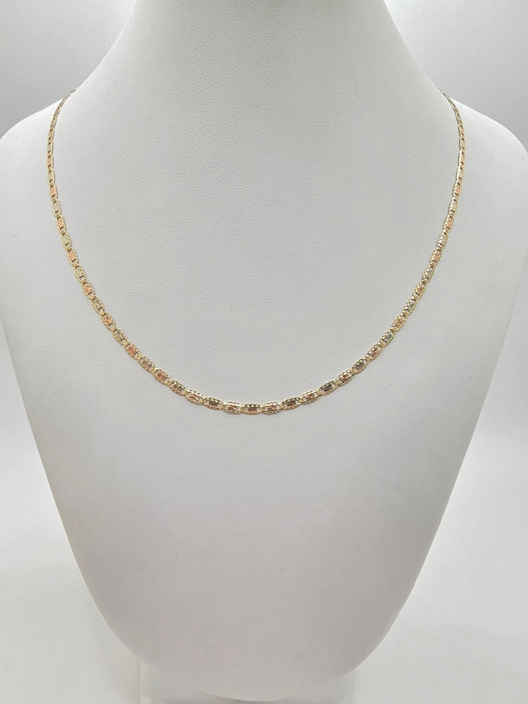 10KT SPECIAL OFFER VALENTINE CHAIN Size 16INCH 3.5MM Weigth 5.5GR
