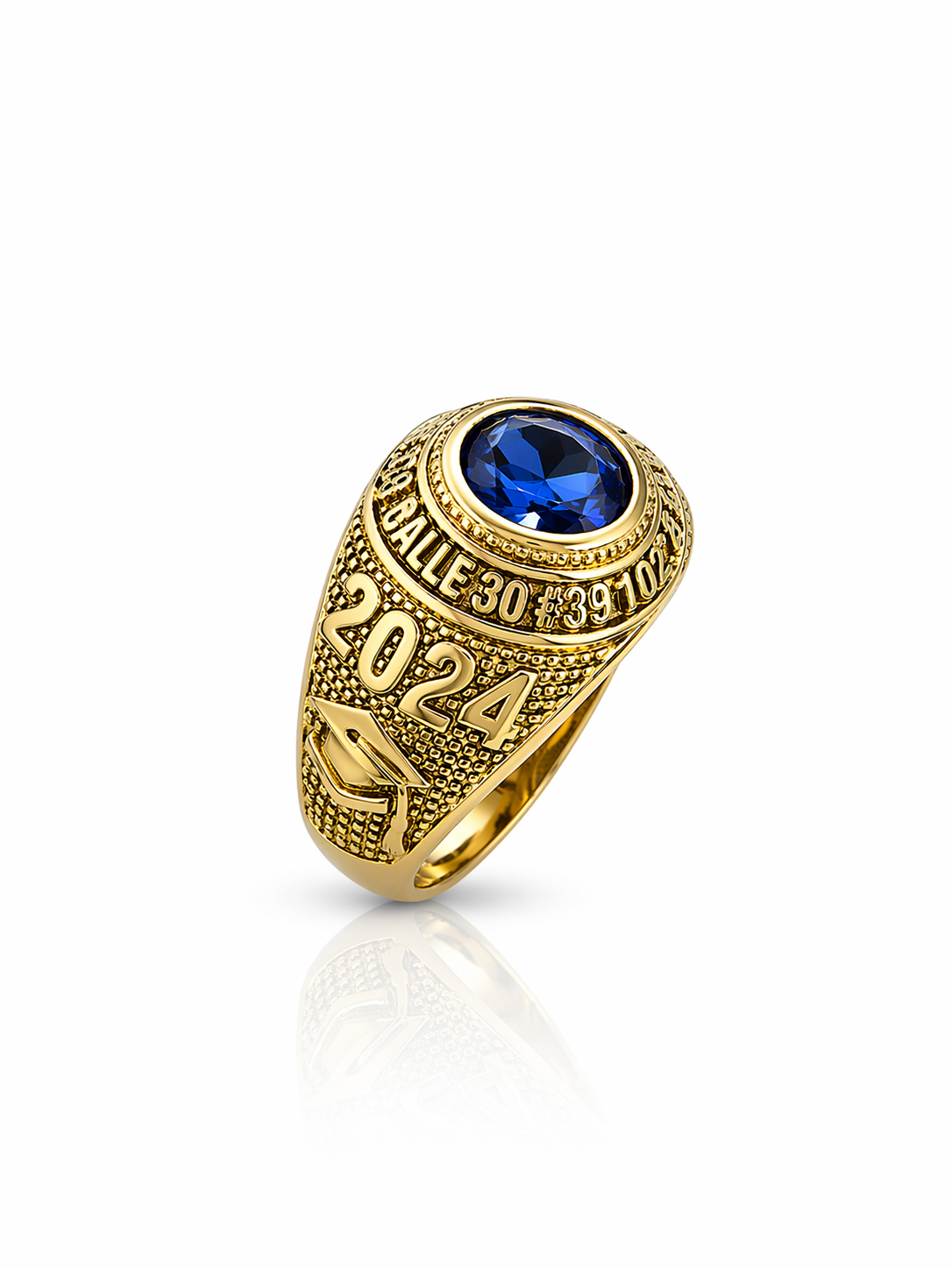 10KT 2024 GRADUATION RING Size 10 Weigth 7.3GR