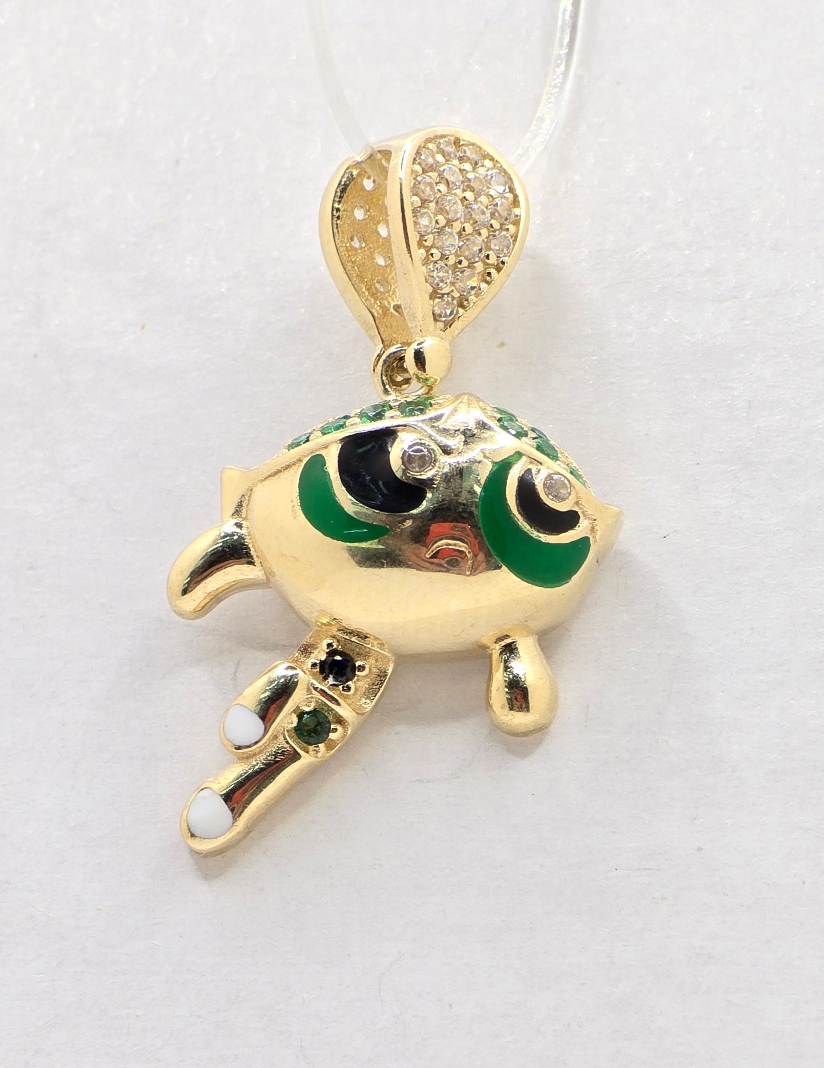 14KT BELLOTA BEAUTIFUL POWERPUFF GIRLS PENDANT Size  Weigth 2.5GR