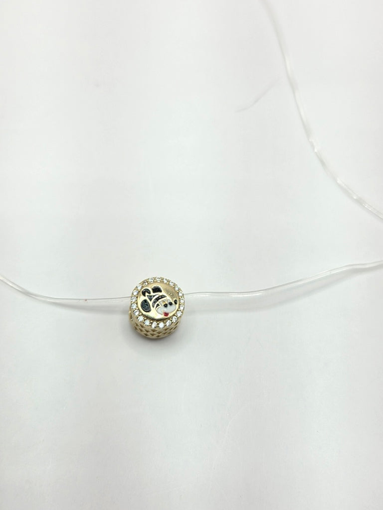 10KT ROUND MICKY CHARM Size  Weigth 1.2GR