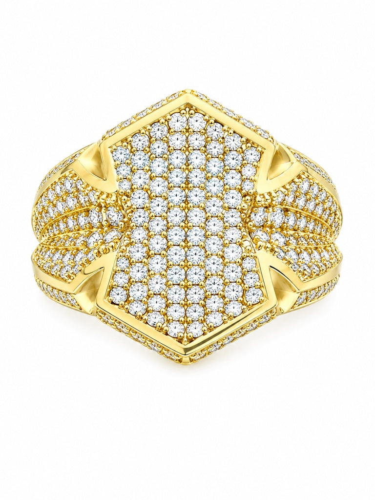 10KT CZ RING Size 10