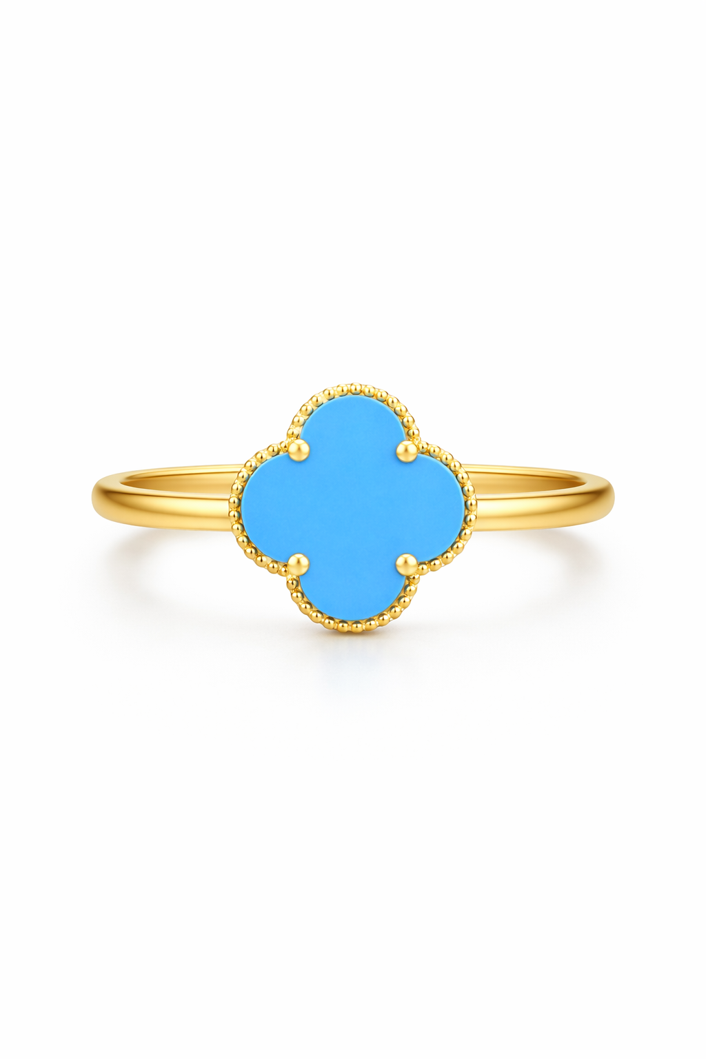 10KT FLOWER RING Size 7.5 Weigth 1.48GR