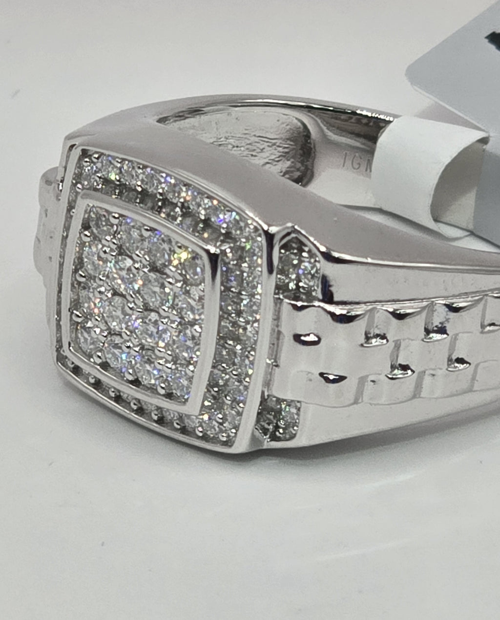 925 MOISSANITE MANS RING